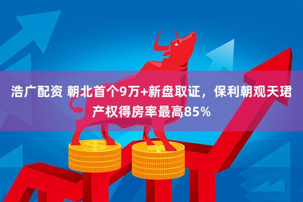 浩广配资 朝北首个9万+新盘取证，保利朝观天珺产权得房率最高85%
