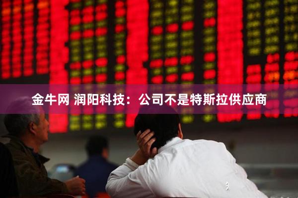 金牛网 润阳科技：公司不是特斯拉供应商