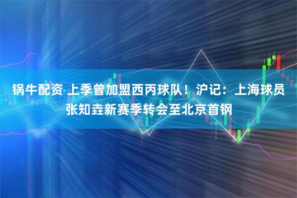 锅牛配资 上季曾加盟西丙球队！沪记：上海球员张知垚新赛季转会至北京首钢